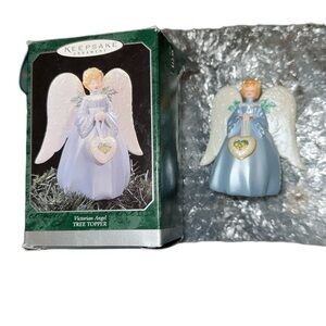 1998 Hallmark Victorian Angel‎ Miniature Tree Topper - 3" by Joyce Lyle